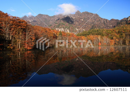 Togakushi Takahara Autumn leaves of autumn leaves and Togakushi Nishidake 12607511