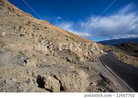 High altitude road in Himalayas High altitude road in Himalayas 12607702