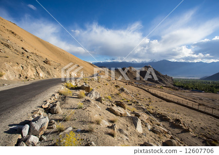High altitude road in Himalayas 12607706