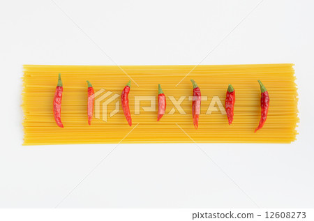 Chili and long pasta Chili and long pasta 12608273