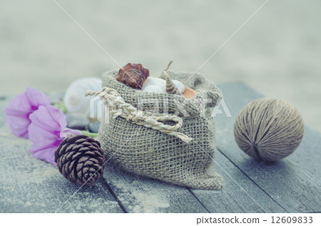 Memories from the sea for postcard or Poster 12609833