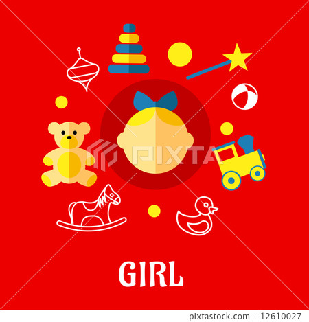 Girl flat concept 12610027