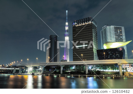 Light up of the sky tree Light up of the sky tree 12610482
