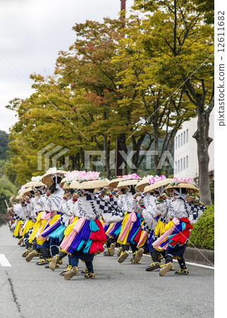 Morioka Sansa Dance Japanese Festival Image Material 12611682