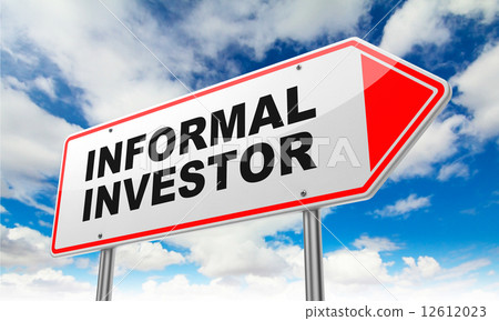 Informal Investor on Red Road Sign. 12612023