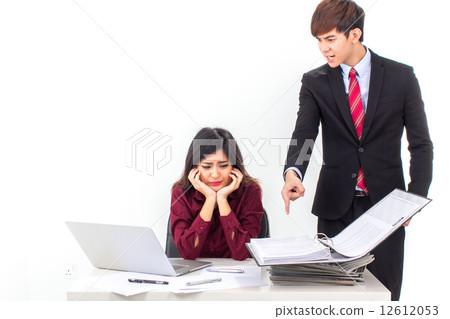 Angry boss Angry boss 12612053