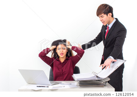 Angry boss 12612054