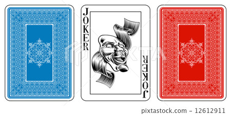 Poker size Joker playing card plus reverse Poker size Joker playing card plus reverse 12612911