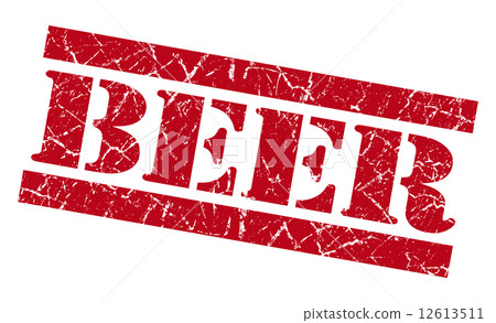 Beer grunge red stamp Beer grunge red stamp 12613511