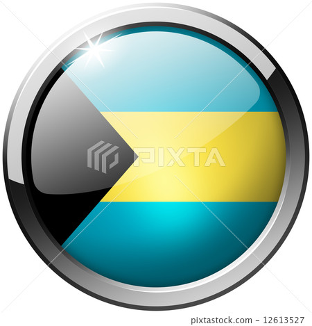 Bahamas Round Metal Glass Button Bahamas Round Metal Glass Button 12613527