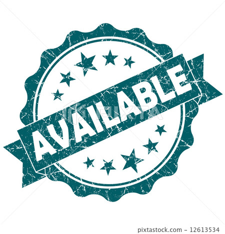 Available turquoise vintage round grunge seal isolated on white background 12613534