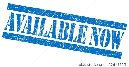 Available now grunge blue stamp Available now grunge blue stamp 12613535