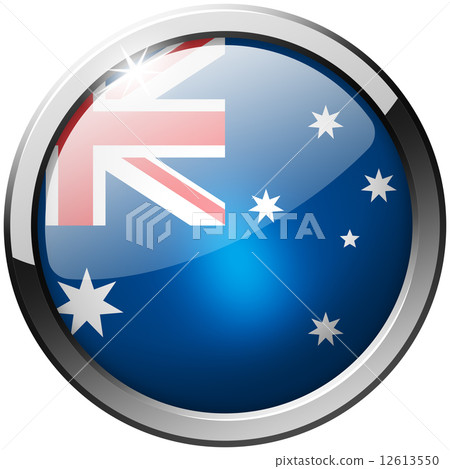 Australia Round Metal Glass Button 12613550