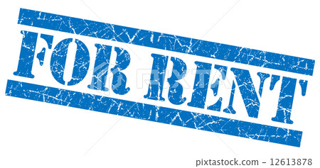 For rent grunge blue stamp For rent grunge blue stamp 12613878