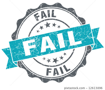 Fail turquoise grunge retro vintage isolated seal 12613896