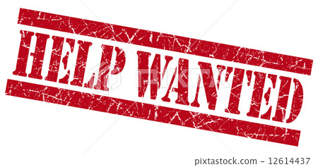 Help wanted grunge red stamp Help wanted grunge red stamp 12614437