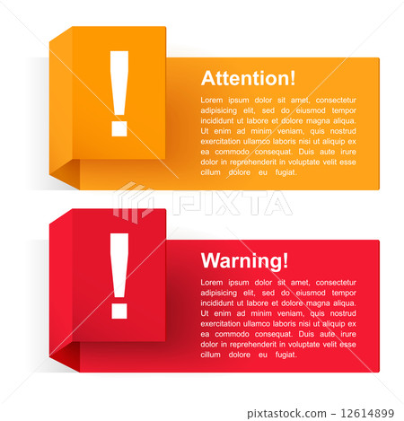 Attention and Warning Banners 12614899