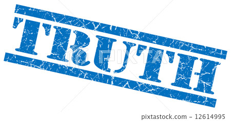 truth blue square grunge textured isolated stamp truth blue square grunge textured isolated stamp 12614995