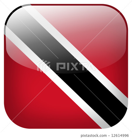 Trinidad And Tobago national flag square button isolated on white background Trinidad And Tobago national flag square button isolated on white background 12614996