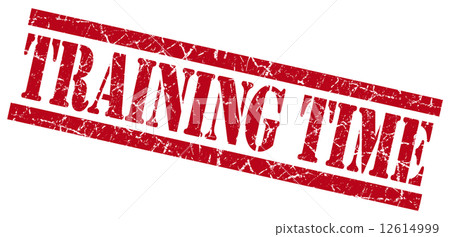 training time red square grunge textured isolated stamp training time red square grunge textured isolated stamp 12614999