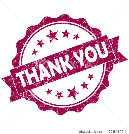 Thank you pink vintage round grunge seal isolated on white background Thank you pink vintage round grunge seal isolated on white background 12615034