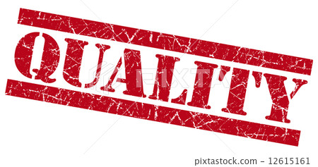 Quality grunge red stamp Quality grunge red stamp 12615161