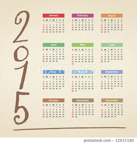 2015 Calendar 2015 Calendar 12615180