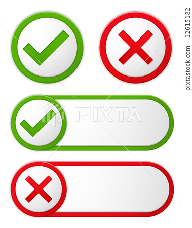 Check and Cross Symbols Check and Cross Symbols 12615182