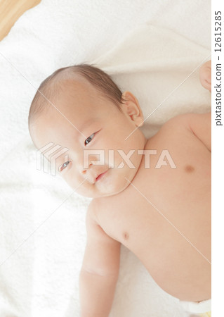 3 months old baby 3 months old baby 12615285