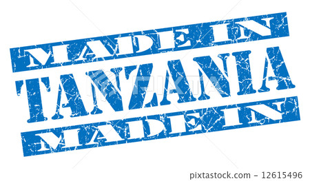 made in Tanzania grunge blue stamp made in Tanzania grunge blue stamp 12615496