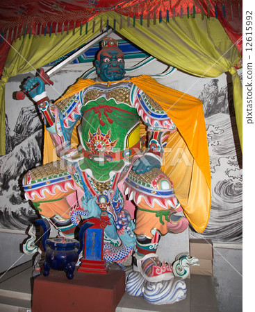 Dharmapala (protector of dharma), Buddhist temple in Beijing, China Dharmapala (protector of dharma), Buddhist temple in Beijing, China 12615992