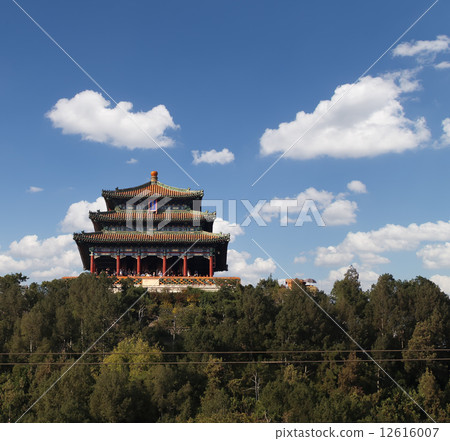 Jingshan Park--Wanchun Pavilion (Ten Thousand Spring Pavilion ), Beijing, China 12616007