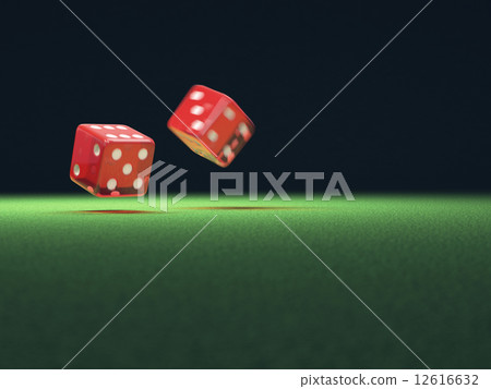 Red Dice In Motion Red Dice In Motion 12616632