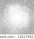 vector gray background with snowflakes 12617492