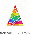 tree in rainbow colors 12617507
