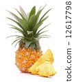 Pineapple tropical fruit or ananas 12617798