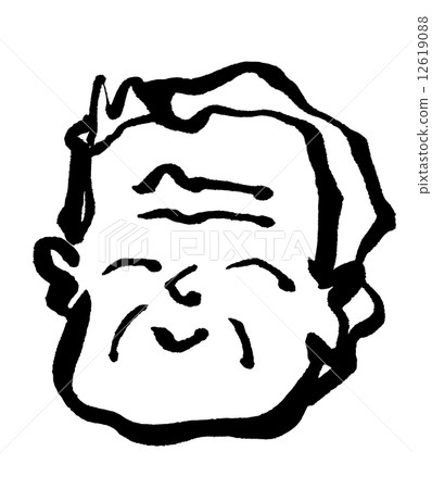 Sumi-e grandpa .n 12619088