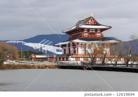 雪風景大極和若草 12619694