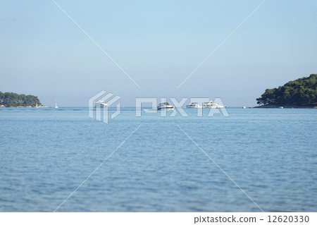 Yachts in the sea 12620330