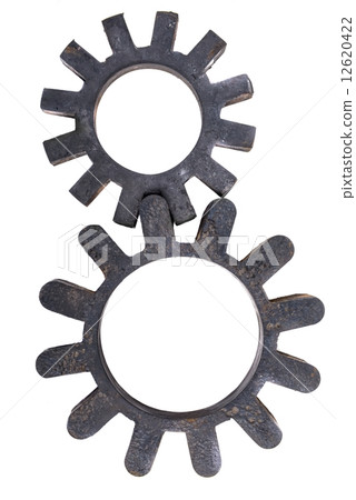 Cogs isolated on white Cogs isolated on white 12620422