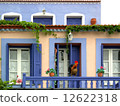 Traditional style colored house of Alonissos, Greece 12622318