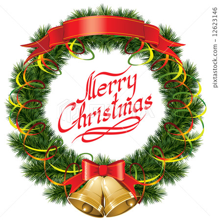 Christmas Bells with Christmas Tree 12623146