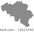 Map of Belgium 12623240