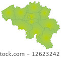 Map of Belgium 12623242