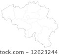 Map of Belgium 12623244