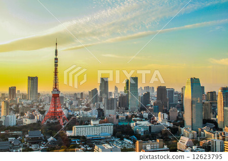 黃昏的東京鐵塔 12623795