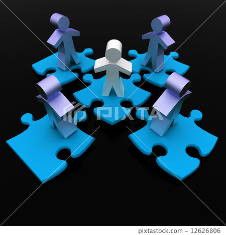 Conceptual leadership concept 12626806