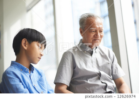 Grandfather and Boy 12626974