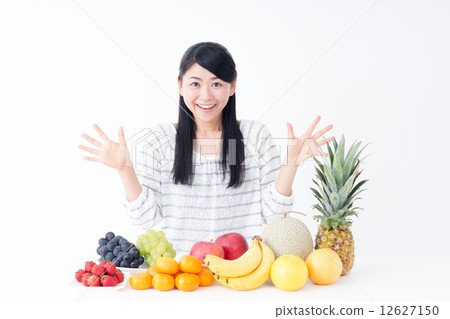 年輕的女士(水果) 年輕的女士(水果) 12627150