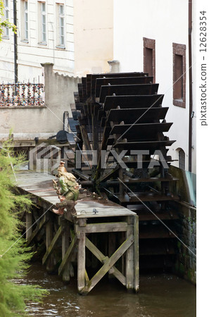 Watermill and nix, island kampa in Prague 12628354